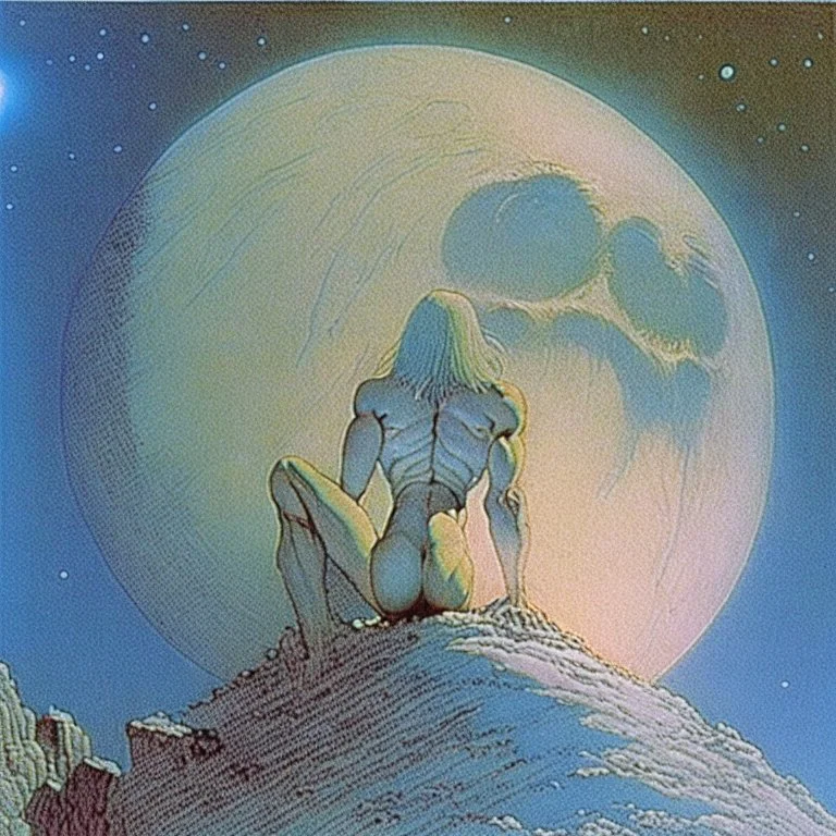 White Skin Like the Moon, by artist "Richard Corben" s 1000 --uplight --q 2