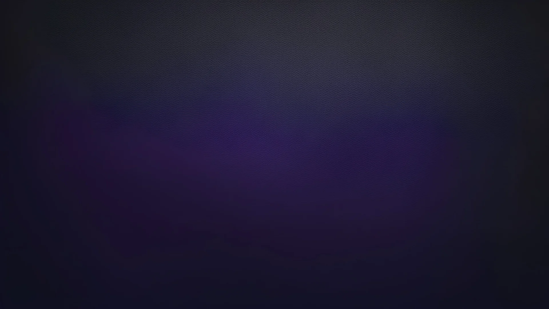 Dark purple blue grainy gradient on black background, copy space, noise texture effect, wide banner size