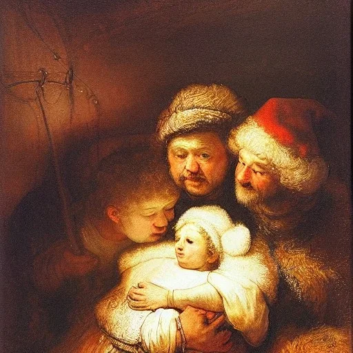 Rembrandt merry Christmas