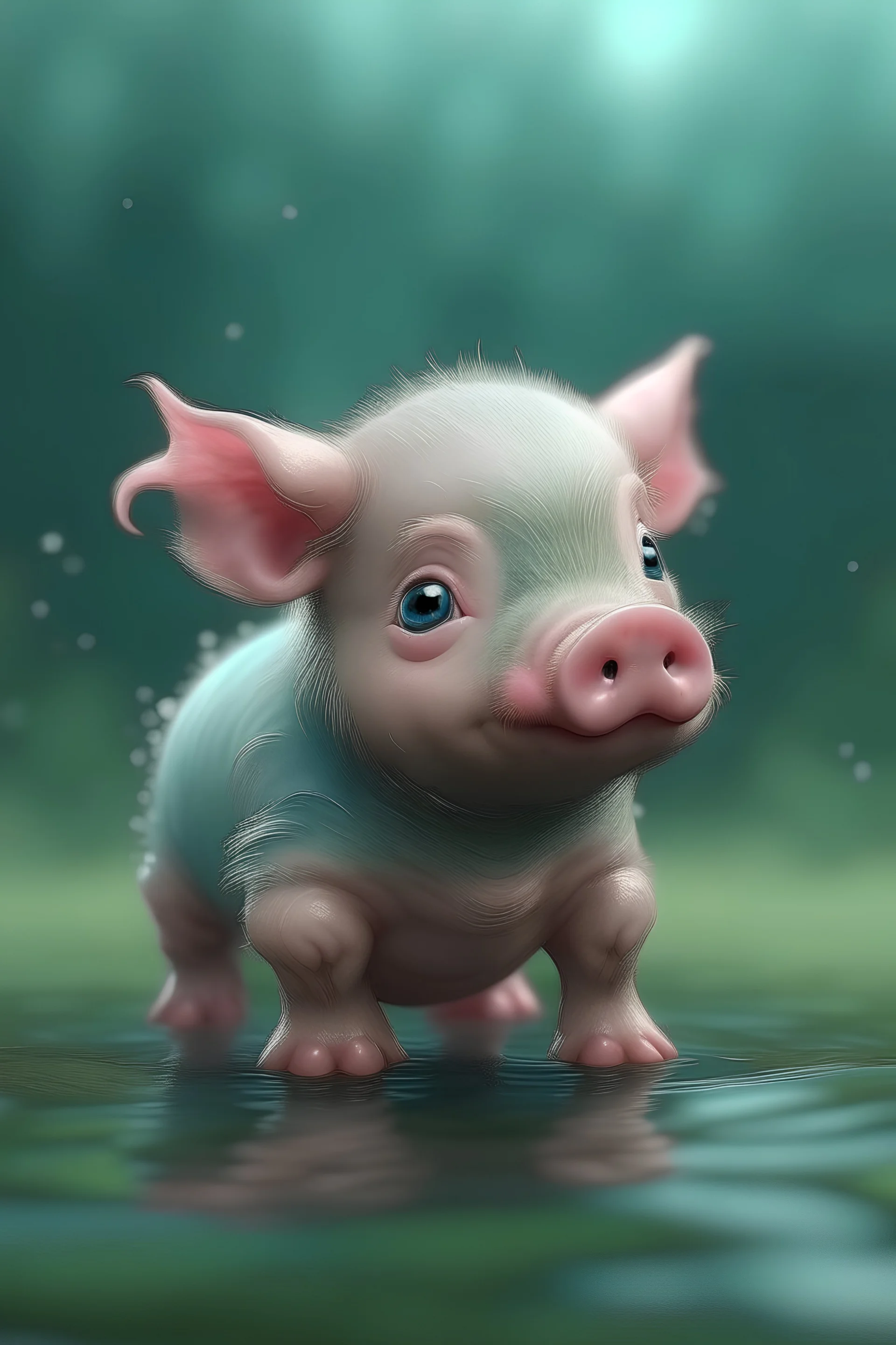 little murmaid baby pig