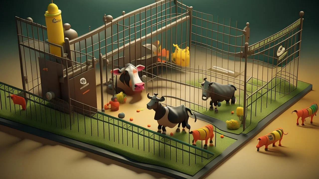 Trending on artstation,toys 3d,toy design named No place to graze cattle,Great space as sealing with gesture.in the left and right areas, each team member behind the fence, people believe in their output, will give out many useful tips.free to zoom in,toy design,industrial design,ux design,interior design,product design,game design,octane rendering,unreal engine,Photoshyoot,Shot on 25mm lens,Shutter Speed 1/100t0,F/22,White Balance,32k,Super-Resolution,Pro Photo RGB,Half rear Lighting,Incandtesc