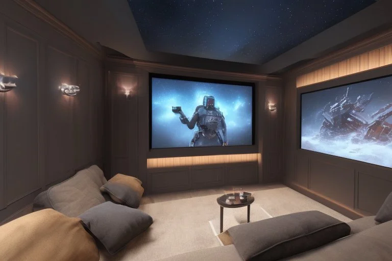 a dedicated home cinema room