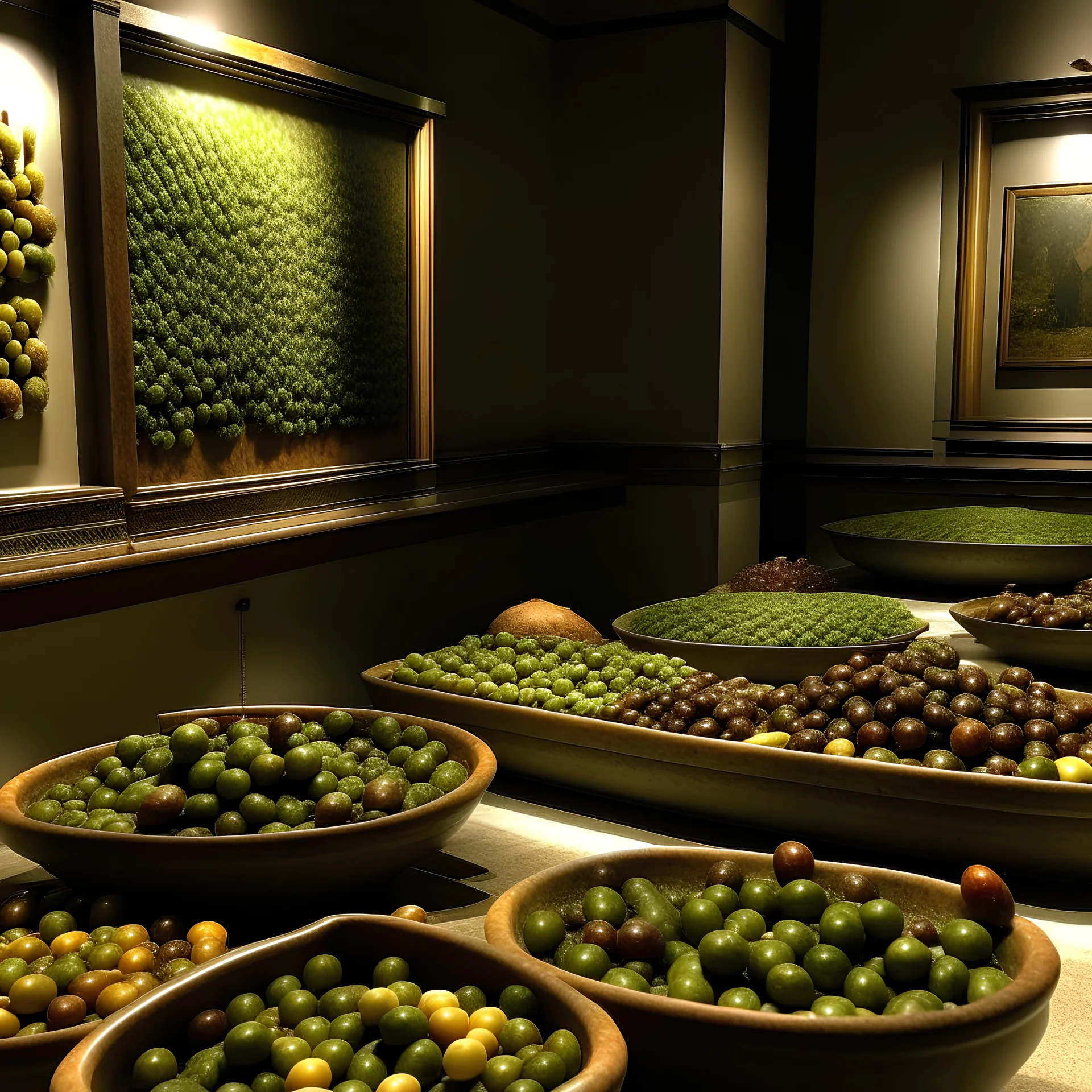 Olives are in the museum