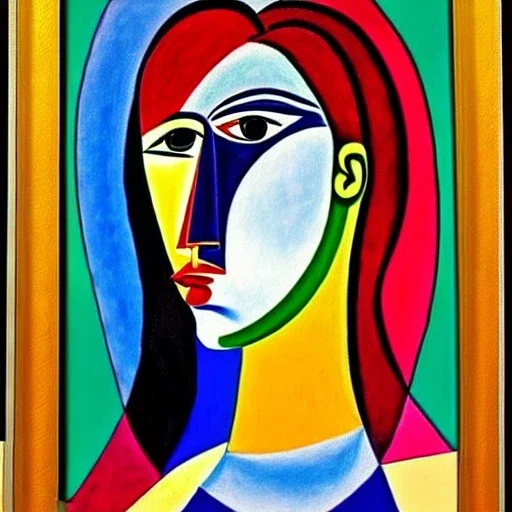 portrait of a woman picasso style