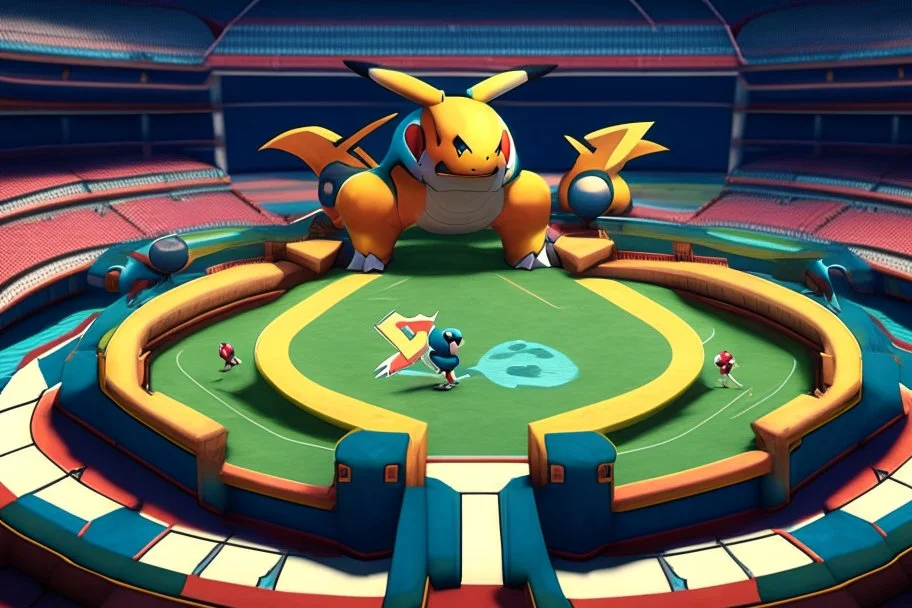 a Pokémon stadium