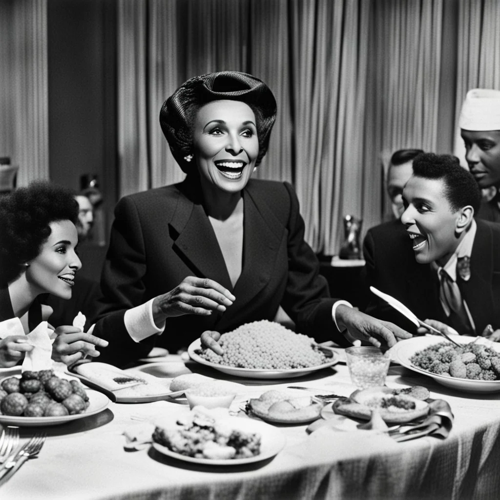 Thanksgiving dinner with Lena Horne