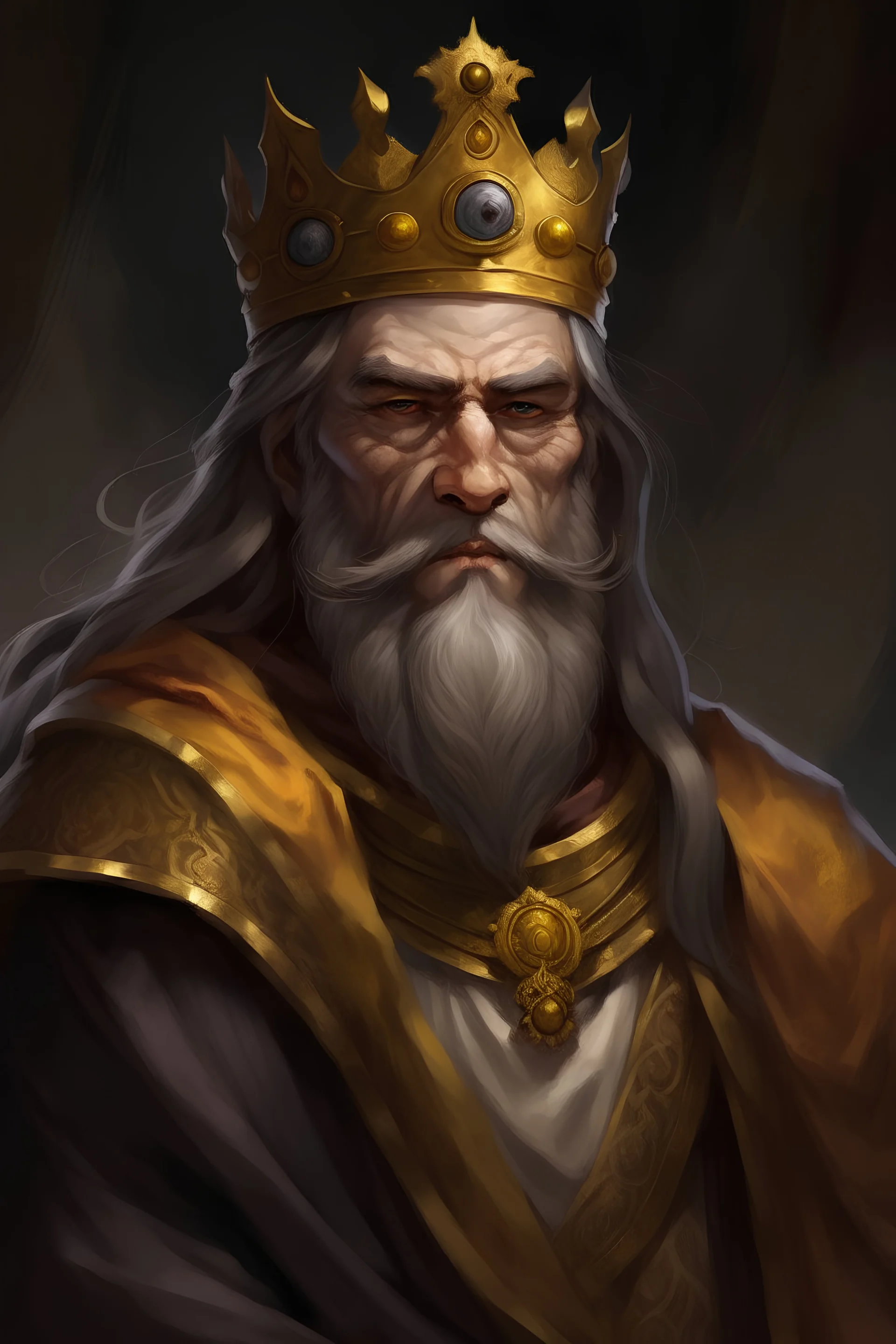 dnd, portrait of a king