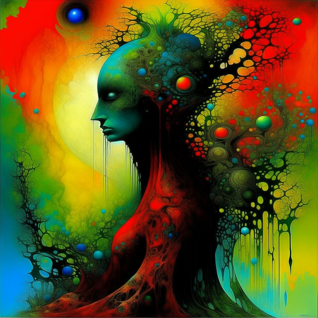 woman / Zdzisław Beksiński