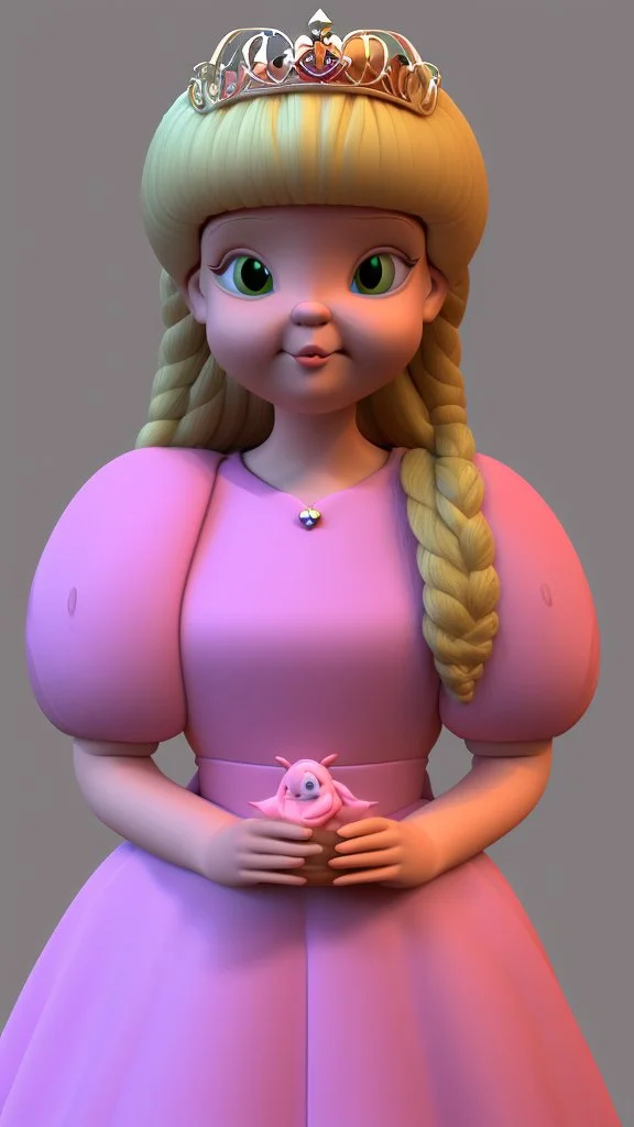 Introduction to Princess Penelope, cartoon,3D