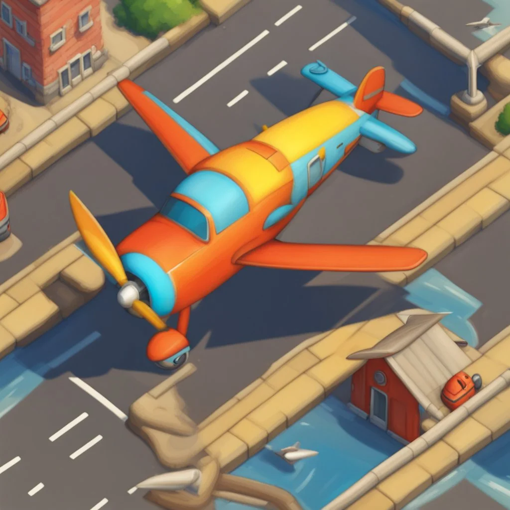 planes 2d top down