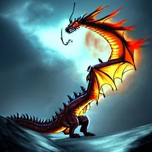 fire breathing Dragon from a song of ice and fire