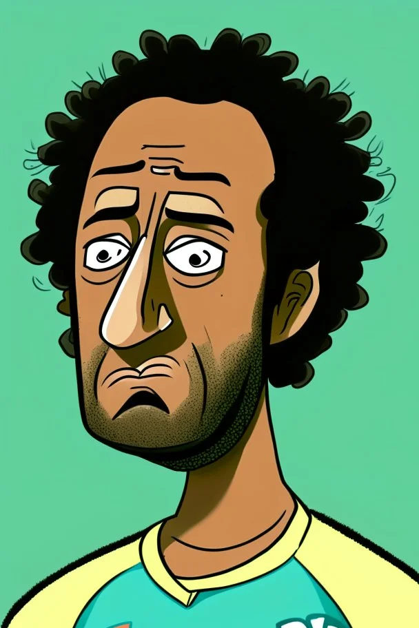 Mido Egyptian footballer ,cartoon 2d