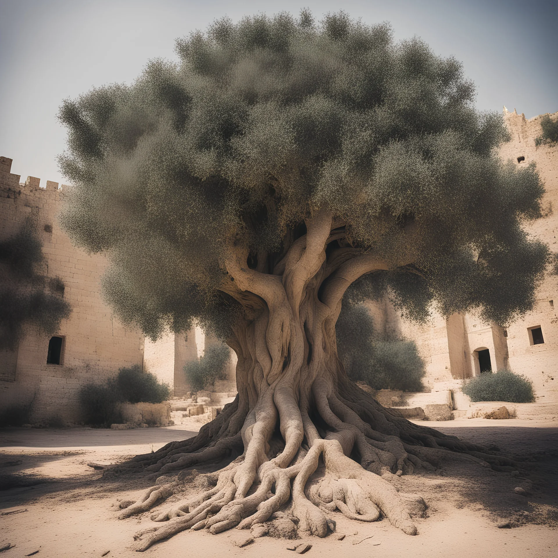 power aqsa tree olive roots palestine