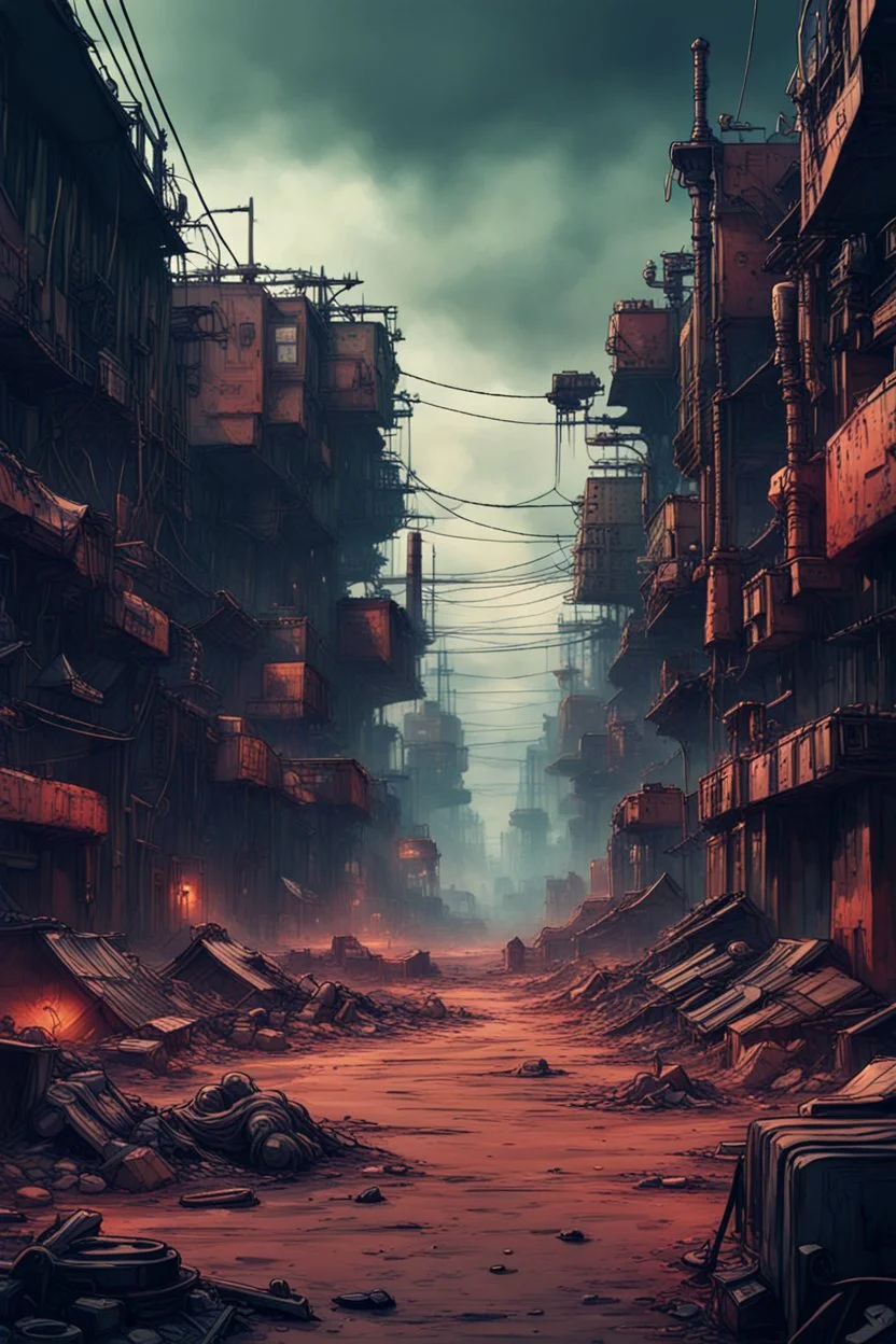 CybPost-Apocalyptic Tribal Wasteland , neo cyberpunk, deep colors, , The atmosphere dystopian, sharp focus, intricate details, weird, cinematic