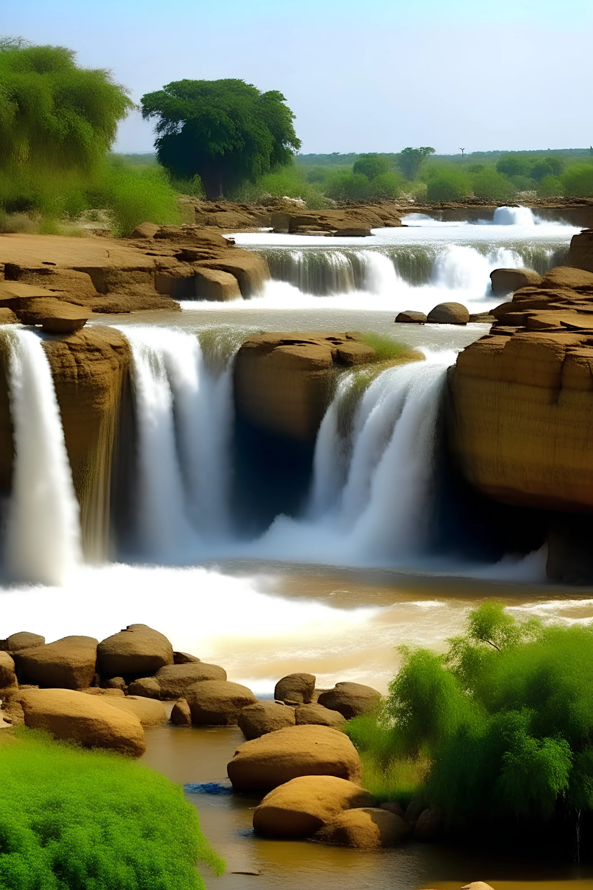 sudan waterfalls