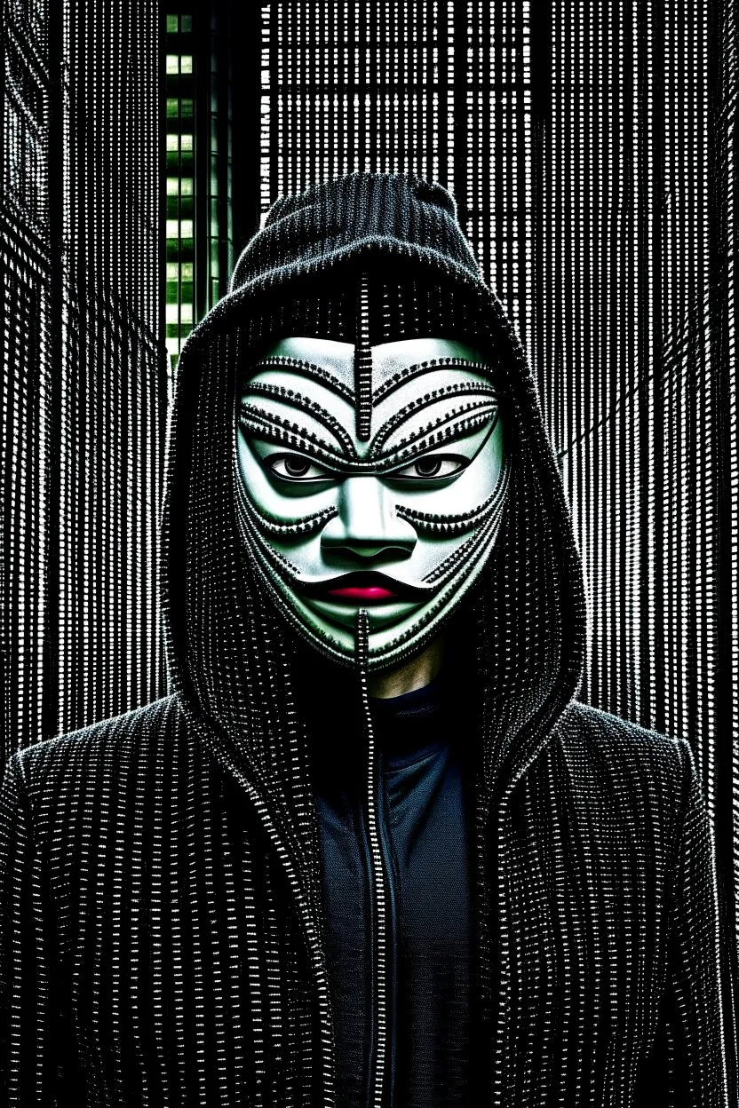 anonymous hacking group spinoff int he style of cyberpunk