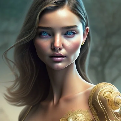 intricate stunning highly detailed girl miranda kerr by artgerm and edouard bisson, pale eyes, long blonde hair, portrait, soft studio lighting, ultra realistic gold filigree detailed bodice, photorealistic, octane render, unreal engine,macro lens,shollow depth of field,"32mm", "kodak", "medium format photography" hyper detailed, volumetric lighting, hdr, octane render, 4k, 8K