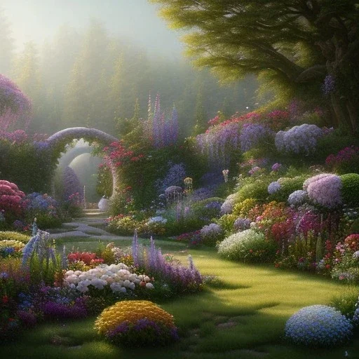 pixar style, volumetric summer garden environment and background, realistic painting of Kristen Stewart, looking excited, volumetric lighting, dramatic lighting, detailed digital painting, extreme dense and fine fur, anime, ornate, colour-washed colors, elegant, small minutiae, tiny features, particulars, centered, smooth, sharp focus, renderman gofur render, 8k, uhd, detailed eyes, realistic shaded volumetric lighting, sunlight caustics, backlight, centered camera view