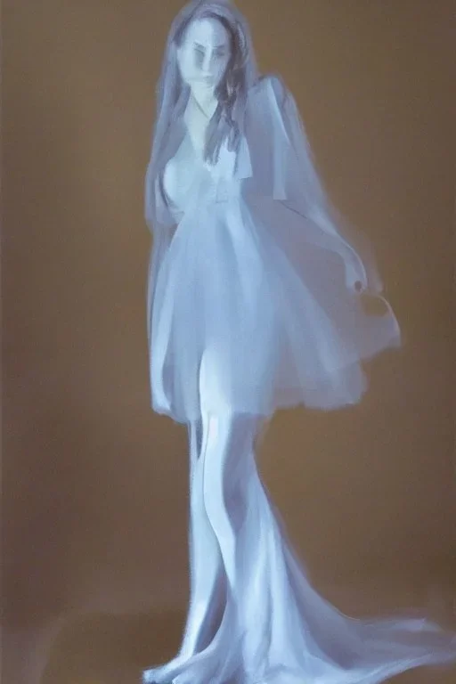 Full body portrait, painting, medium shot lady volumetric mist