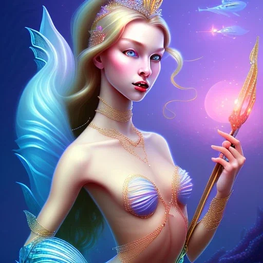 Beautiful princess mermaid