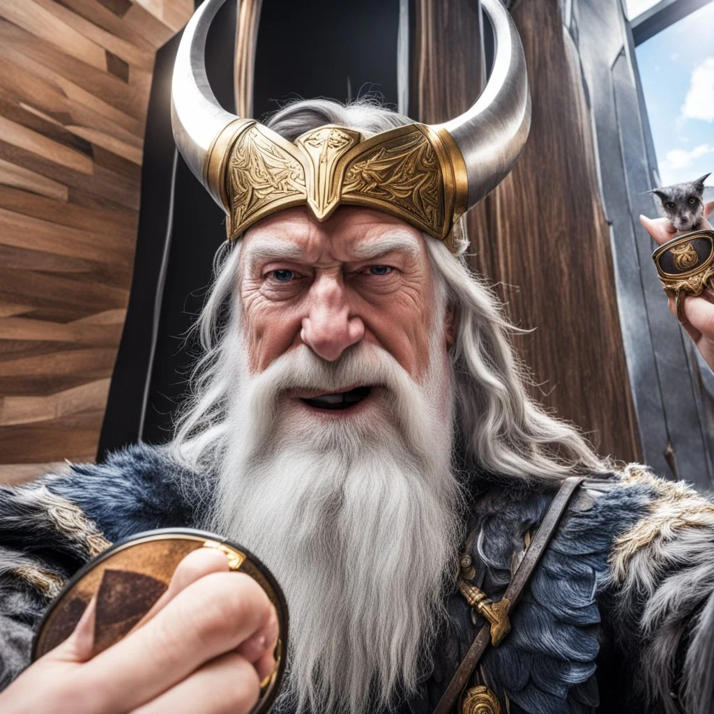 Odin takes a selfie