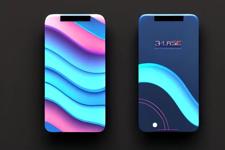 phone mobile phone illustration waves 3d