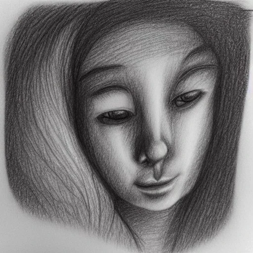 Do not feel lonely, the entire universe is inside you. pencil sketch