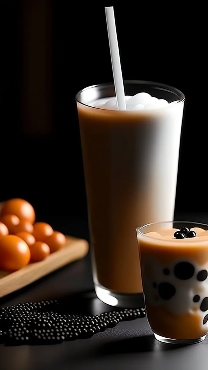 bubble tea with milk