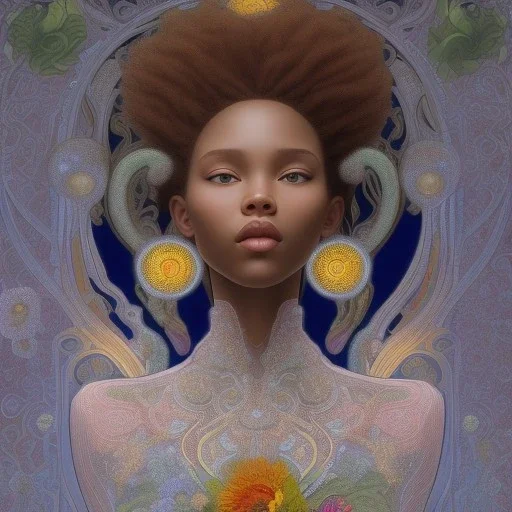 afro mexican 3d Disney pixar smilling woman, Alphonse Mucha, Hector Guimard, 32K, intricately detailed, plants, flowers, colorful, rtx, unreal engine 5, art nouveau, clouds, smoke, square type face, Día de los Muertossquint eyes, bad hands, poorly drawn face, extra limbs, disfigured, deformed, body out of frame, badeformed hands and fingers, fuzzy, ugly woman, deformed legs and arms, deformed face, beard, pout, sulk dark areas, bad anatomy, extra legs, extra arms, poorly drawn face, poorly draw