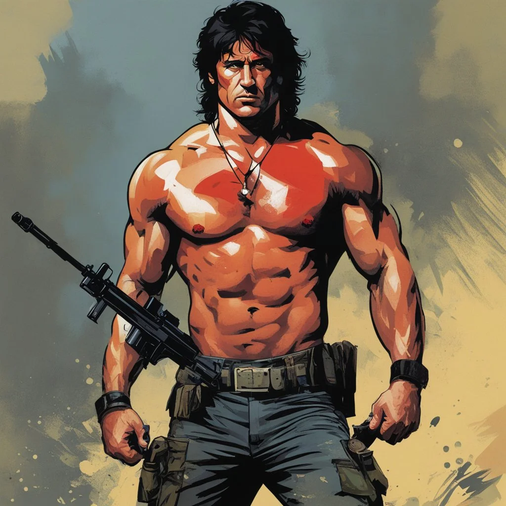 [art by Greg Smallwood] Rambo