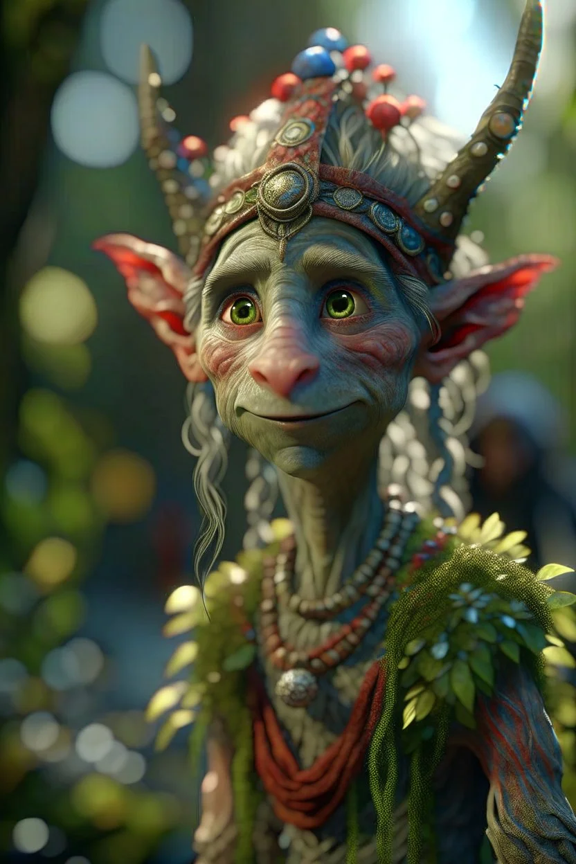 danish elf pixie hippie creature, in the style of fantasy movies, photorealistic, shot on Hasselblad h6d-400c, zeiss prime lens, bokeh like f/0.8, tilt-shift lens 8k, high detail, smooth render, unreal engine 5, cinema 4d, HDR, dust effect, vivid colors