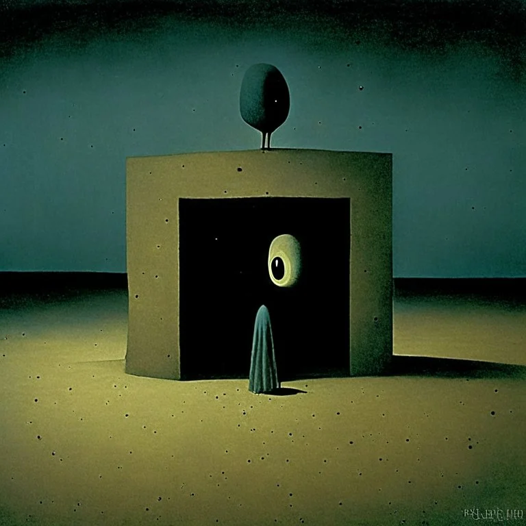 Surreal horror style by Pawel Kuczynski and Wotto and Victor Pasmore, sinister weird, paranoid deep-seated fear of being alone, sinister midnight eulogies of anthropomorphic weirds peeking in the background, weirdcore, unsettling, asymmetric diagonal abstractions, oddball masterpiece, creepy, never before seen art of beyond, vintage photography