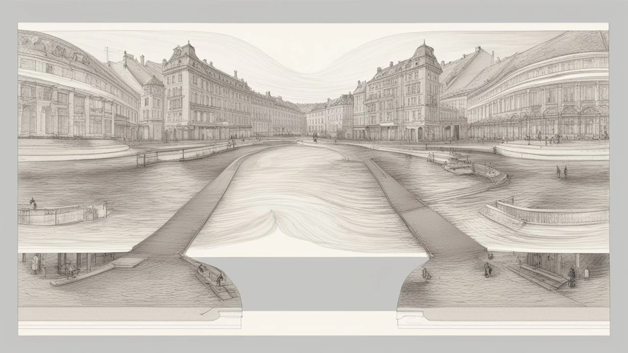 YCbCr, wet-erase marker, 360 panorama, Flat Design, art by Nicolaes Eliaszoon Pickenoy
