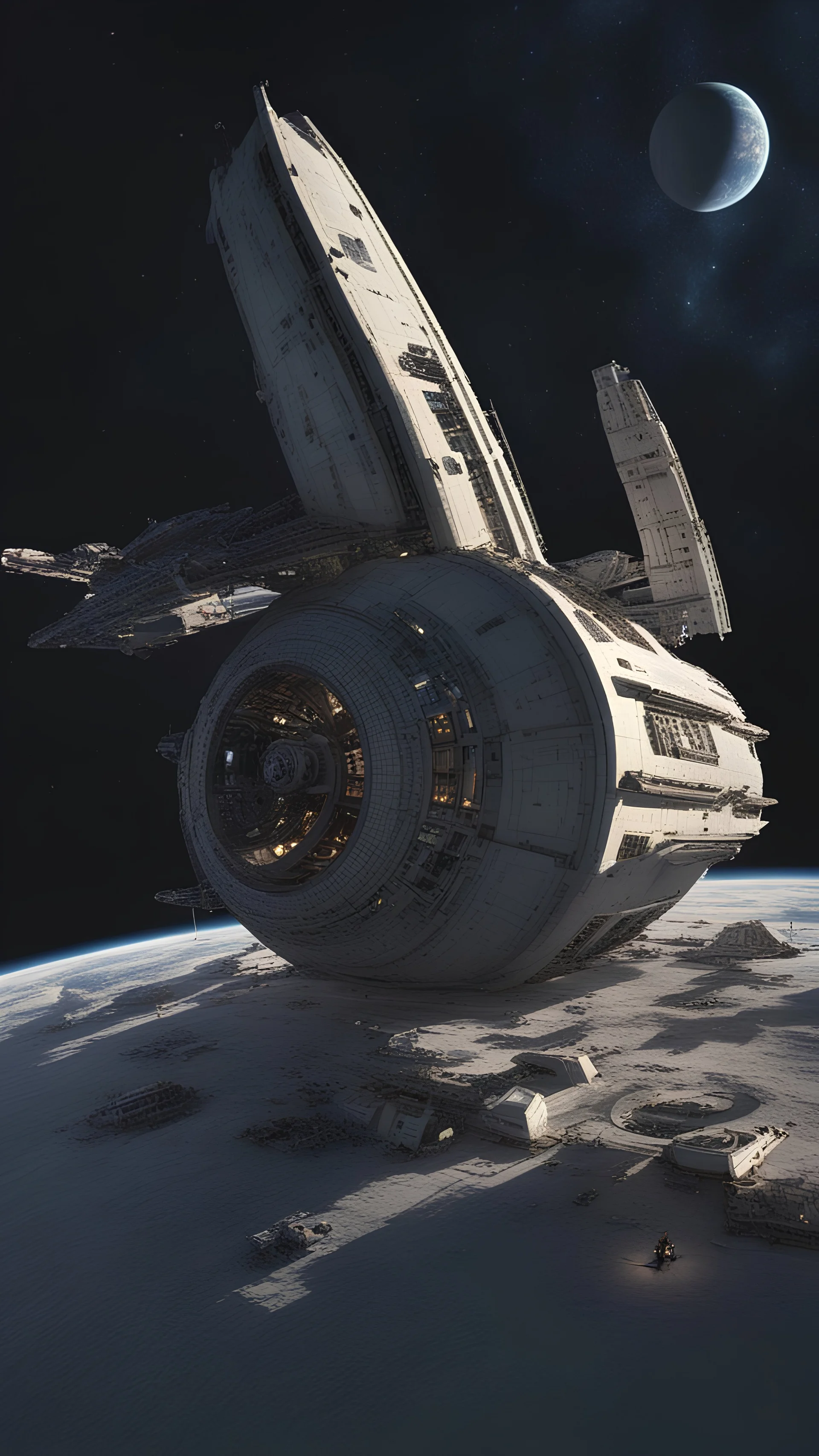 Una base estelar en el espacio
