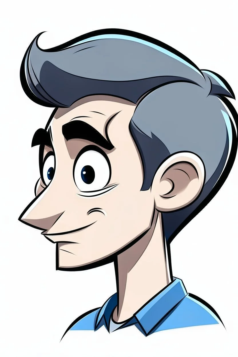 cartoon face profile picture