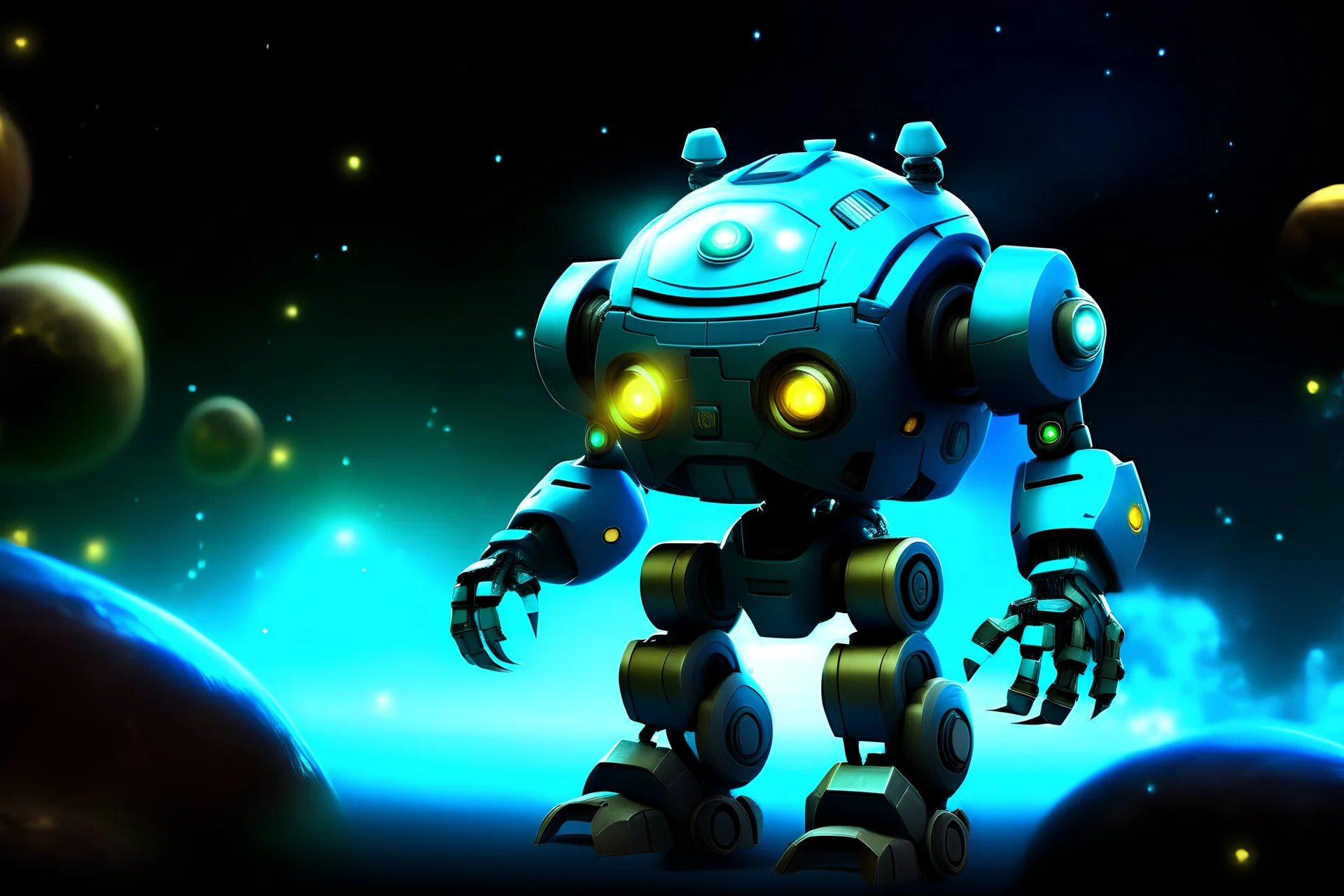 Sparta robot galaxy atlantis background