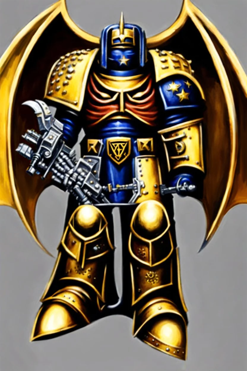 warhammer, space marine, lost legion, dragon legion, dragon warrior, fan art, dragon armor, dragon helmet, golden armor, armor with scale, second legion emblem, helmet details, bolter