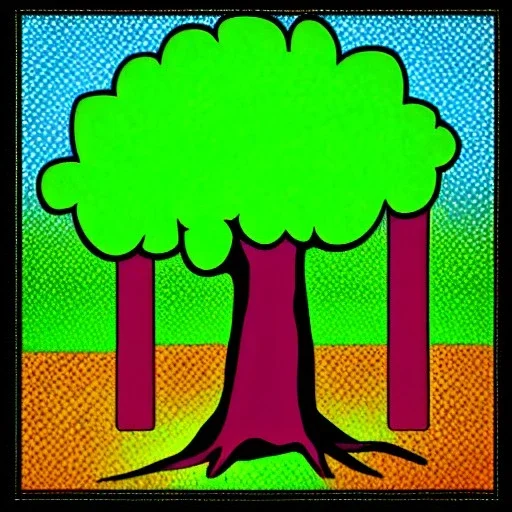 tree pop art