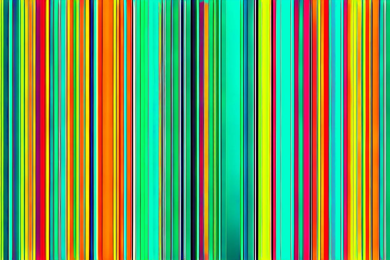 minimal clean thick vertical lines each line has different colour creating nice colour gradients representin modern summer