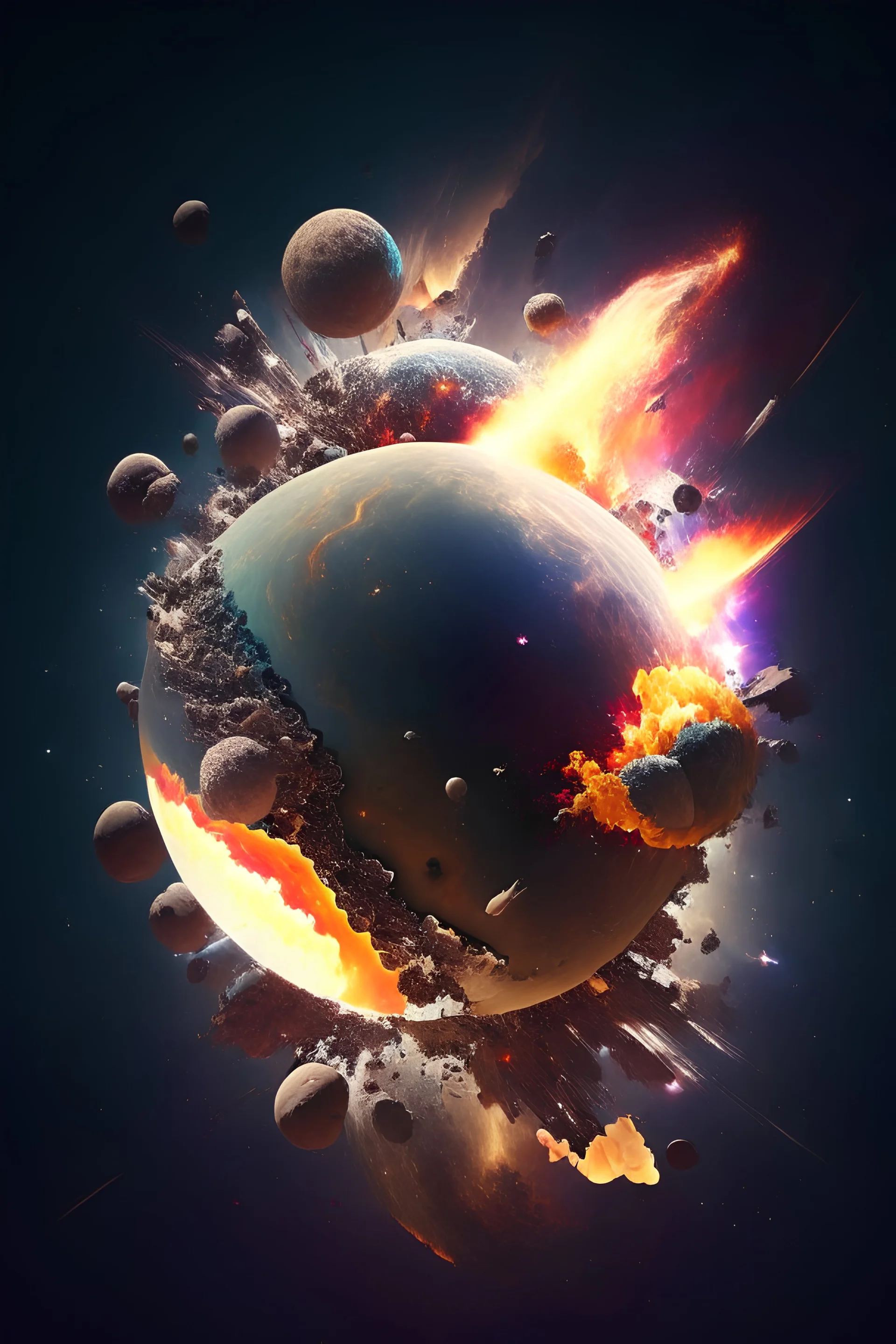 Planetas em explosão