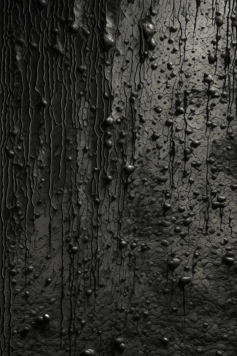 degraded concrete wall texture with oily black high-water-mark midway symbiote