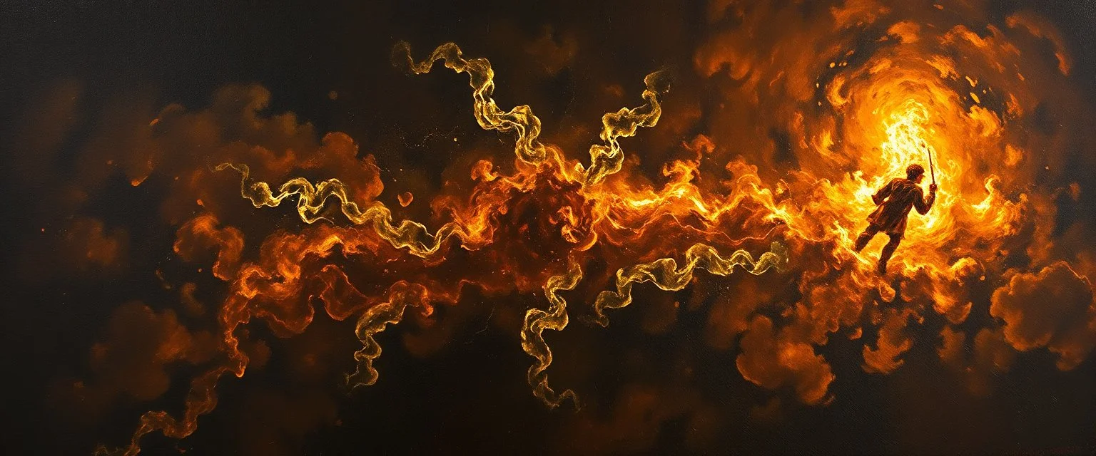 master oil painting by Rembrandt, negentropy as flawless theory