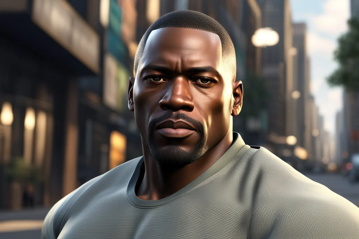 Carl Johnson in 8k live action artstyle, dynamic pose, intricate details, highly detailed, high details, detailed portrait, masterpiece,ultra detailed, ultra quality