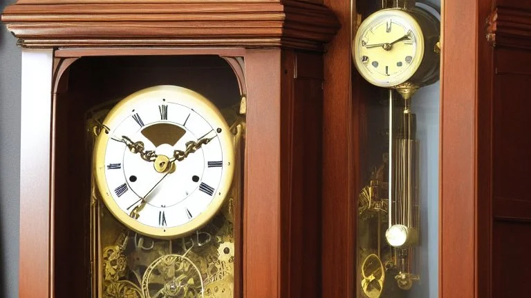 pendulum on grandfather clock