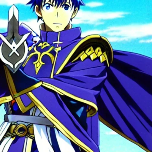 fire emblem, anime, screenshot, ova, 90s anime, prince, sword, fantasy setting, fire emblem marth, fullbody,