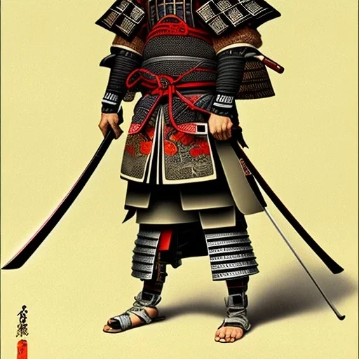 Samurai warrior Ukiyo-e