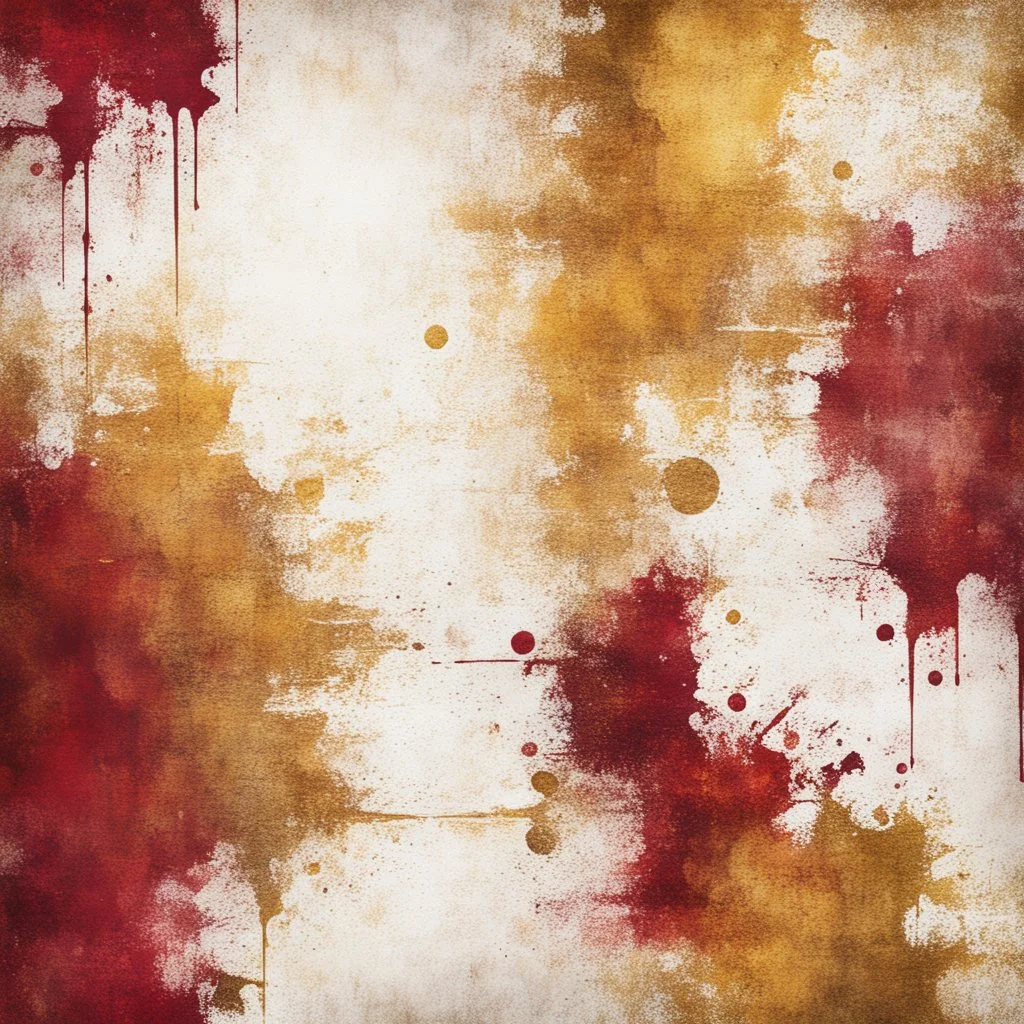 Hyper Realistic grungy-rustic golden, maroon & white multicolor textured background