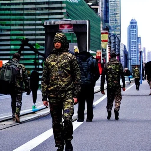 Camouflage for urban setting