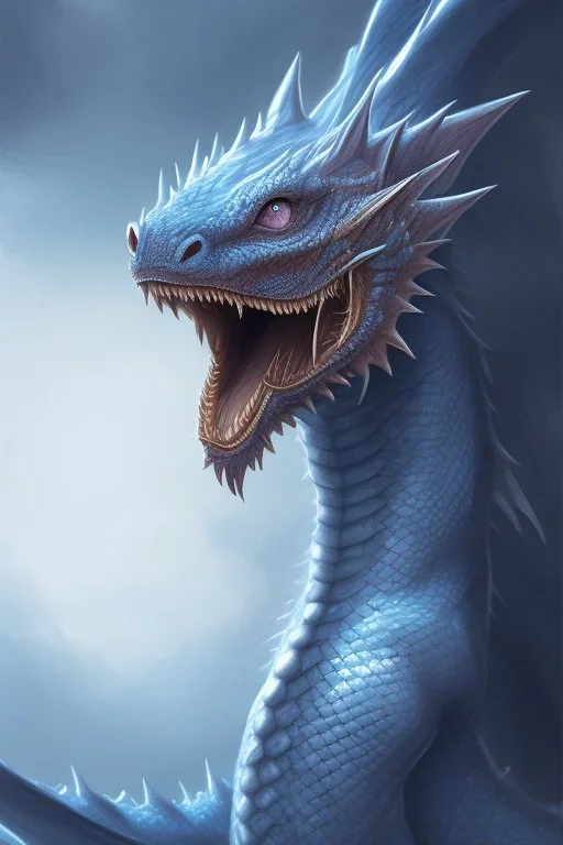 A Blue eyes withe dragon