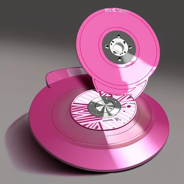 Pink CD-R design